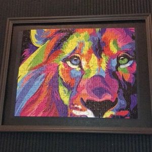 Rainbow lion puzzle🦁